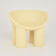 Limited Edition - Upright Replica Roly Chairs - Lemon Curd