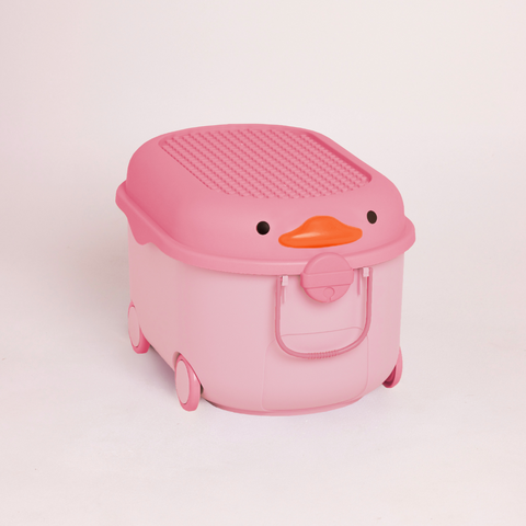 'Ride a Long Storage' - Powder Pink Duck - Large