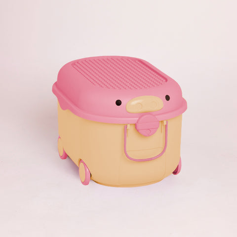 'Ride a Long Storage' - Rhubarb and Custard Pig  - Large