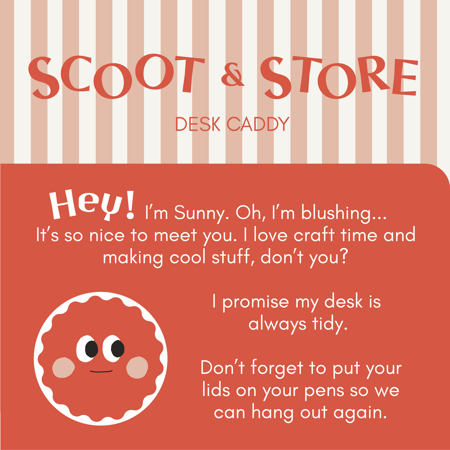 Scoot &amp; Store Desk Caddy -  Sunny