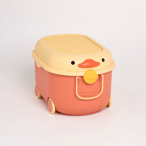 'Ride a Long Storage' - Red and Yellow Duck - Large